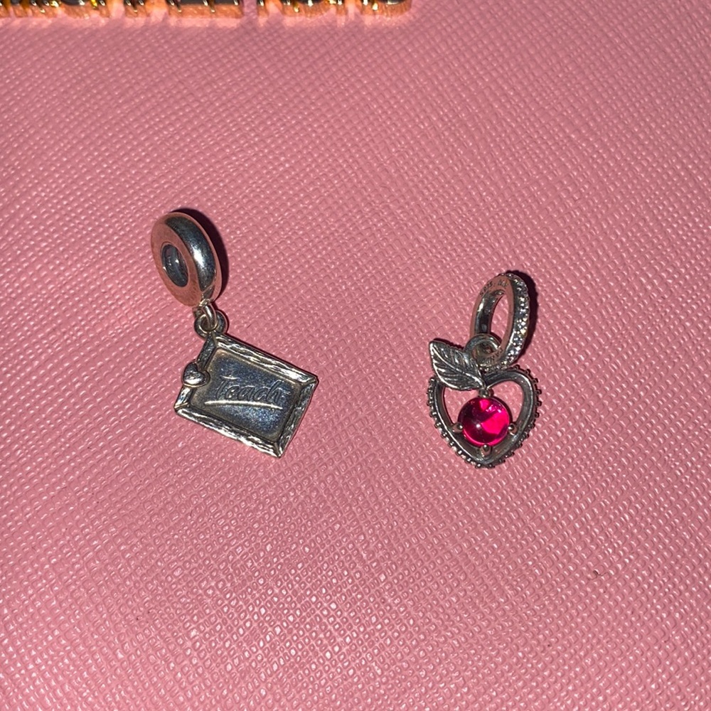Pandora Teacher Appreciation Charms (Both included)